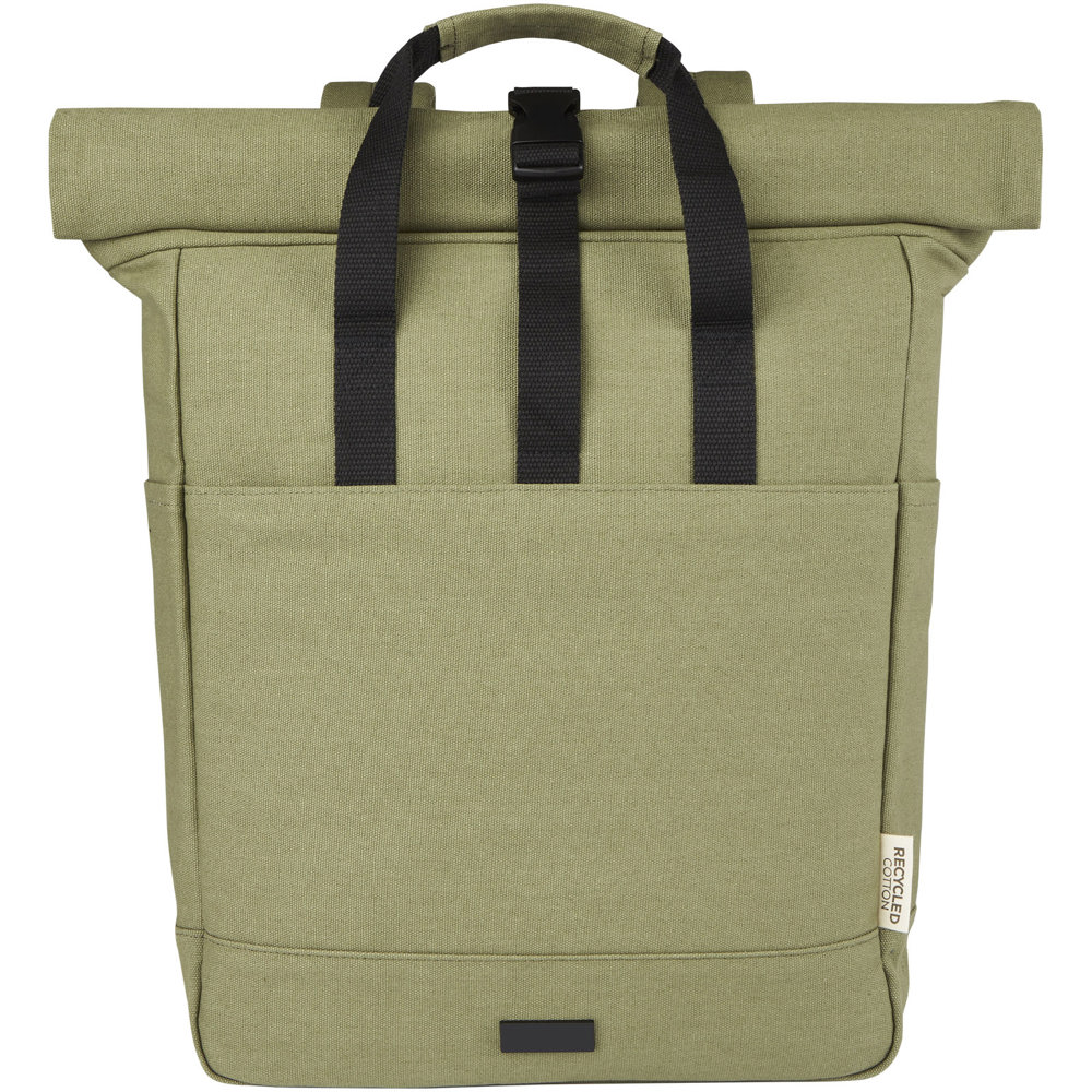 Joey 15" GRS Rolltop Laptoprucksack aus recyceltem Canvas 15 L
