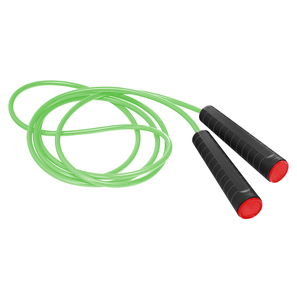 Springseil - schwarz/rot/neongrün