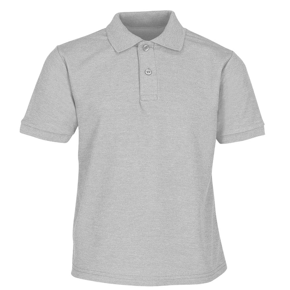 634170 - Kids 65/35 Polo - graumeliert