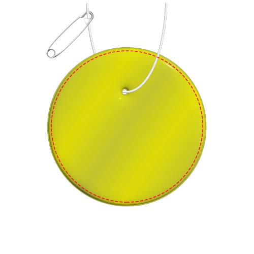 RFX™ H-16 runder, leichter, reflektierender PVC-Anhänger