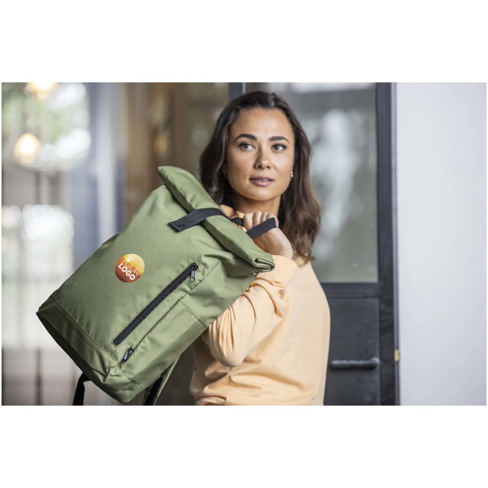 Byron 15,6" GRS RPET Roll-Top Rucksack 18 L