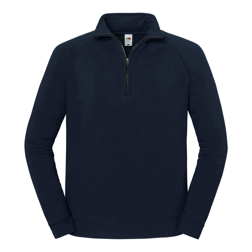 622880 - Iconic Premium Zip Neck Sweat - deep navy