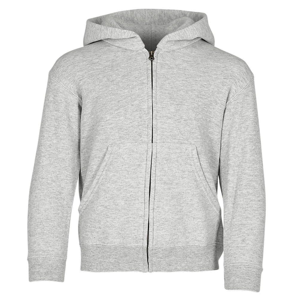 620450 - Kids Classic Hooded Sweat Jacket - graumeliert