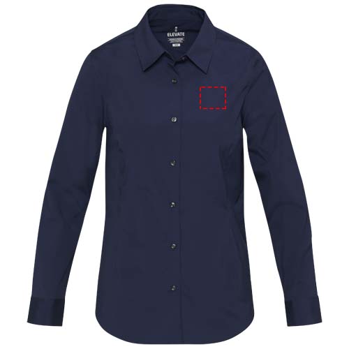 Carnelian Popeline Bluse