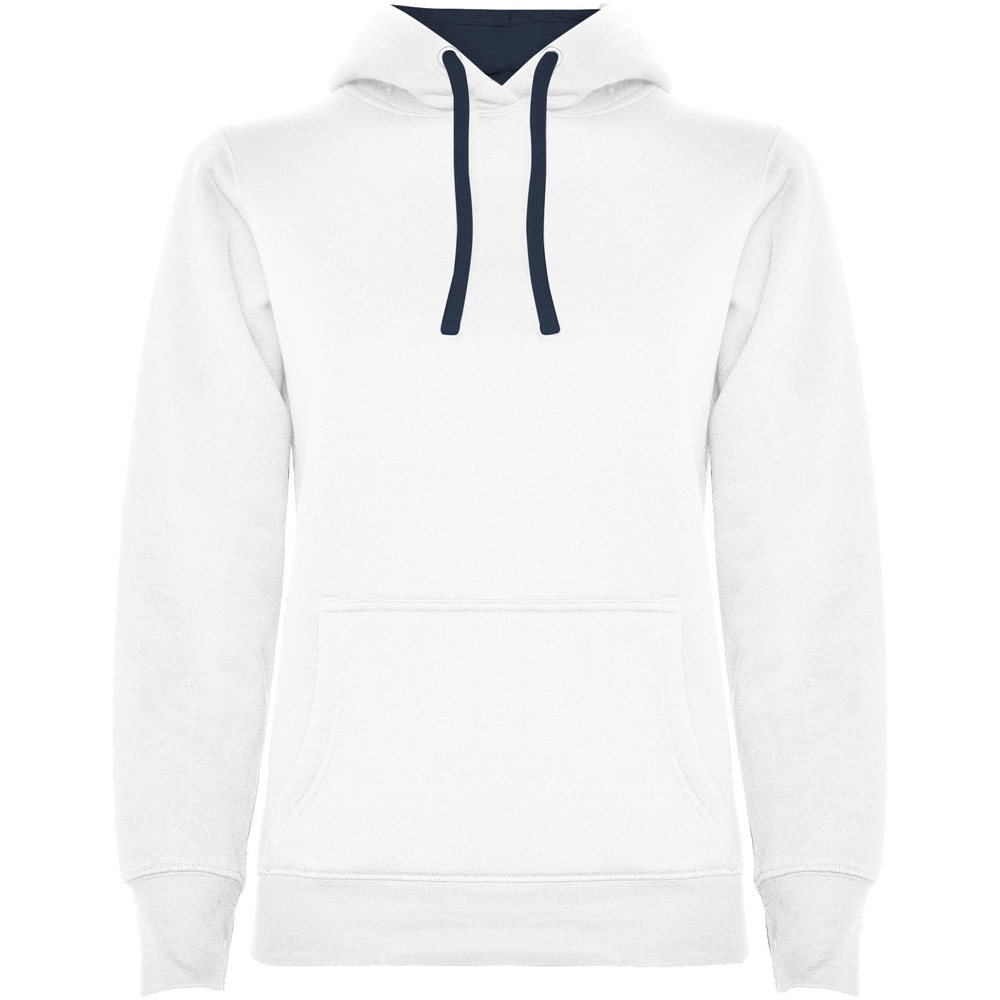 Urban Kapuzenpullover für Damen - weiss, marineblau