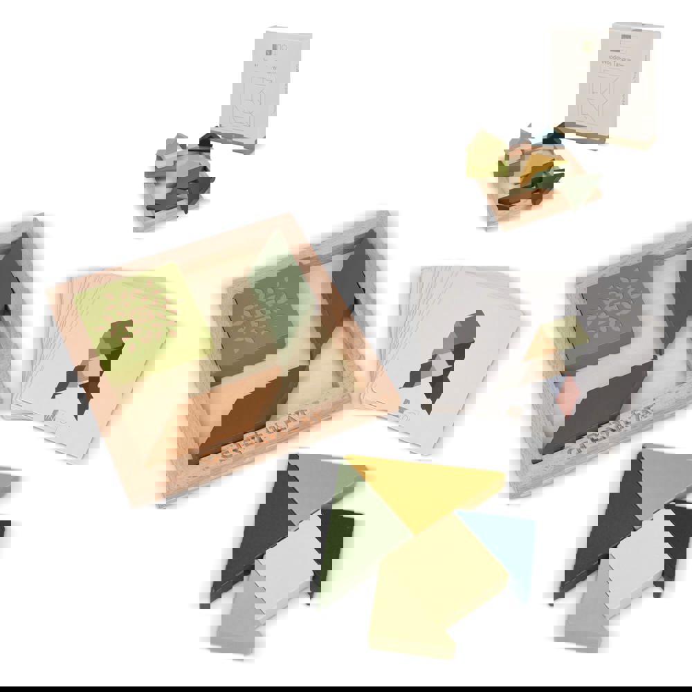 InSideOut Holz-Tangram think IQ puzzle