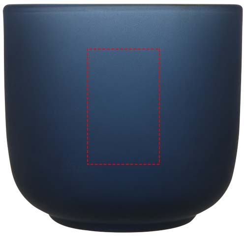 Male Set aus Holztablett und Glastassen