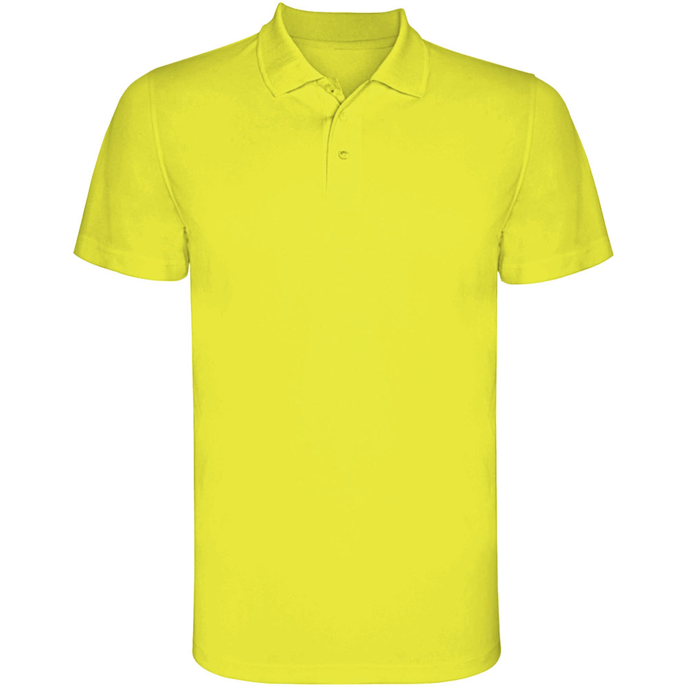 Monzha Sport Poloshirt für Herren - fluorgelb