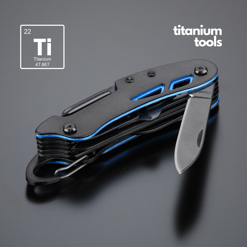 Optima Set II: Multitool, Taschenmesser und mittelgroße Taschenlampe