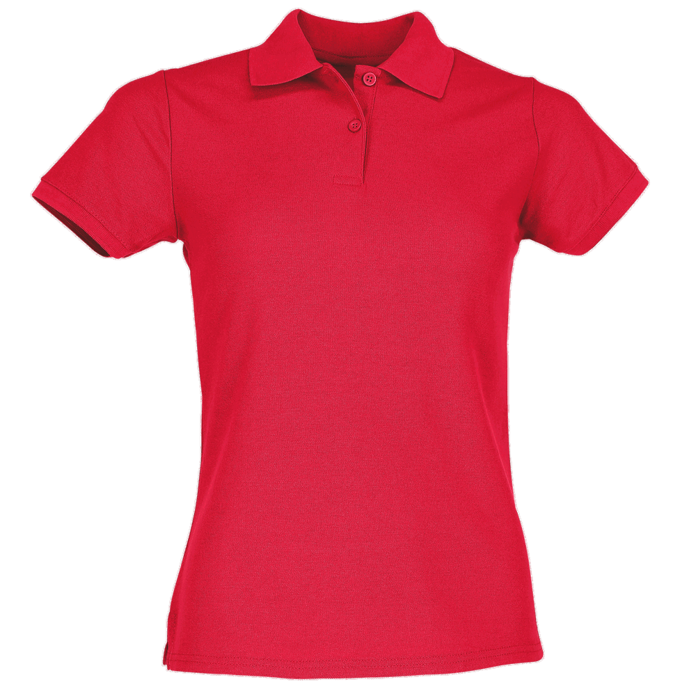 632120 - Ladies 65/35 Polo - rot