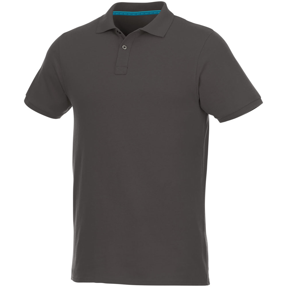 Beryl Poloshirt aus Bio-Recyclingmaterial für Herren - storm grey