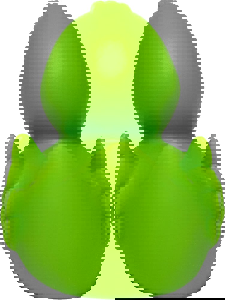 Quietsche-Ente, grün, 7,5 cm
