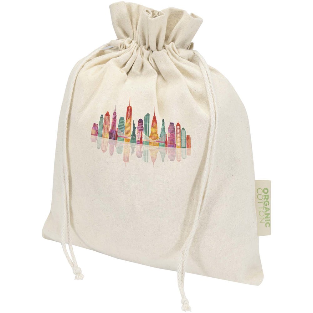 Odisha 140 g/m² OCS Bio Zuziehbeutel – 30 × 25 cm