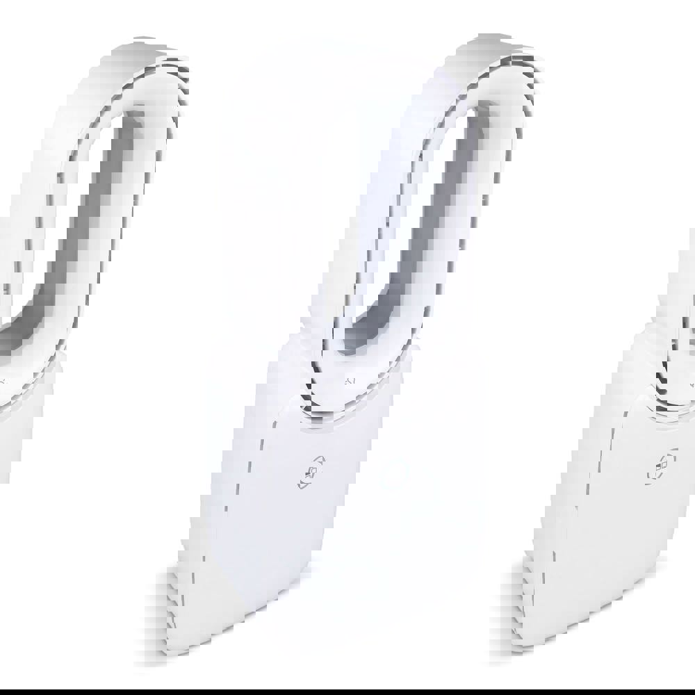 inSideOut Brislux – Rotorloser Softwind-Ventilator mit LED-Licht - weiss