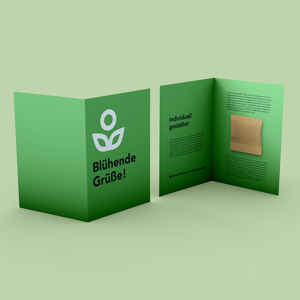 Samen Klappkarte Square – Suri