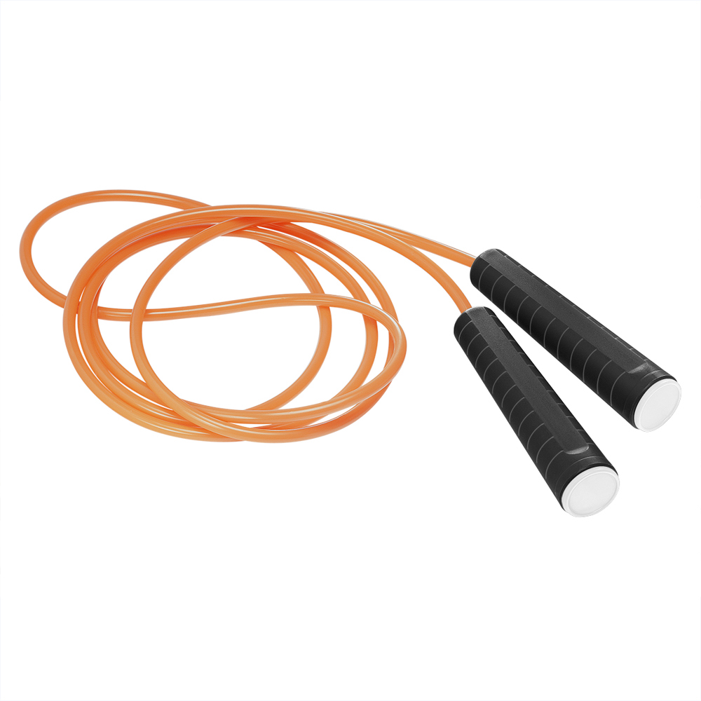 Springseil - schwarz/weiß/neonorange