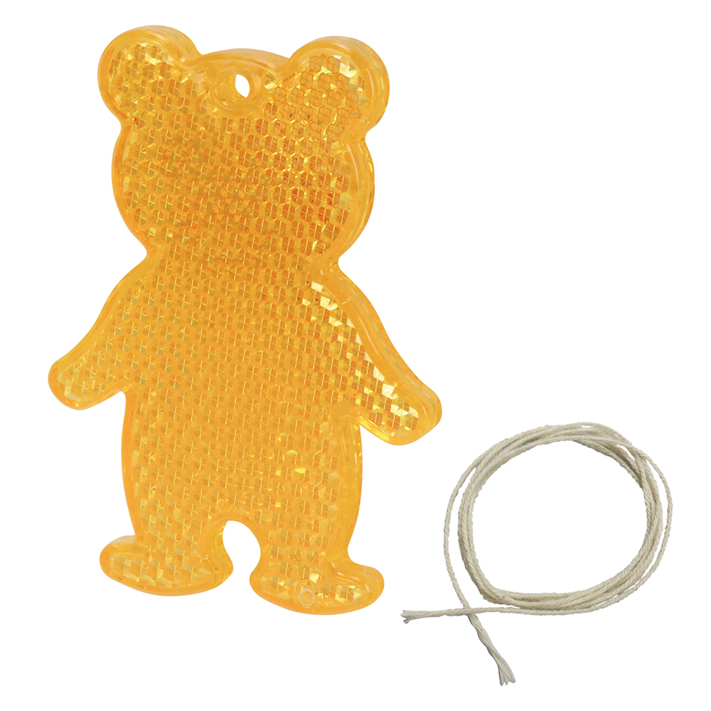 Sicherheits-Reflektor "Bär" - orange-transparent