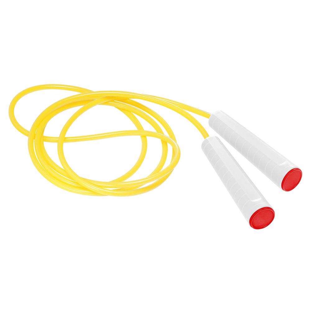 Springseil - weiß/rot/neongelb