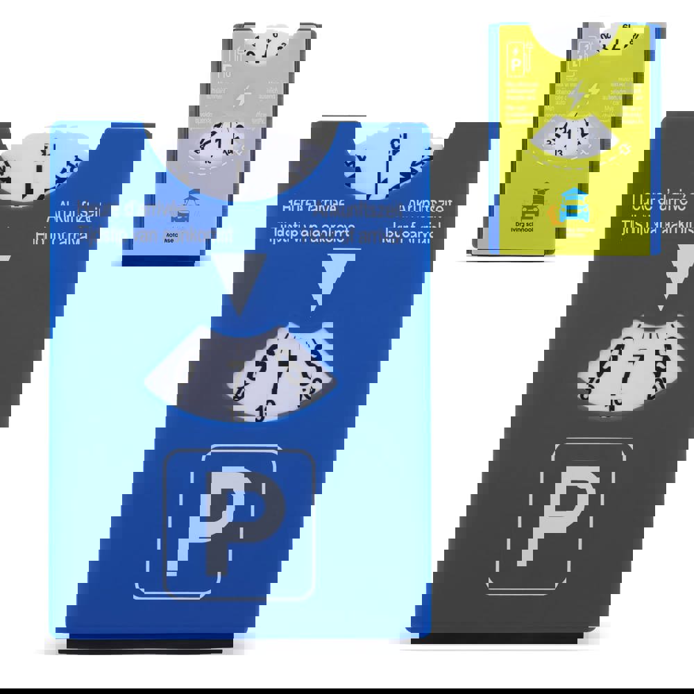 Parkscheibe mit Eiskratzer "Electric"