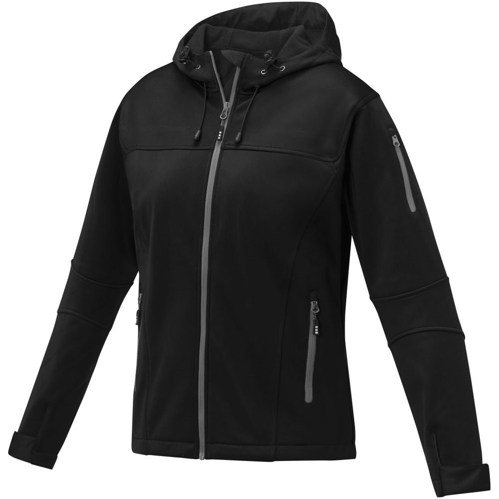 Match Softshelljacke für Damen - schwarz