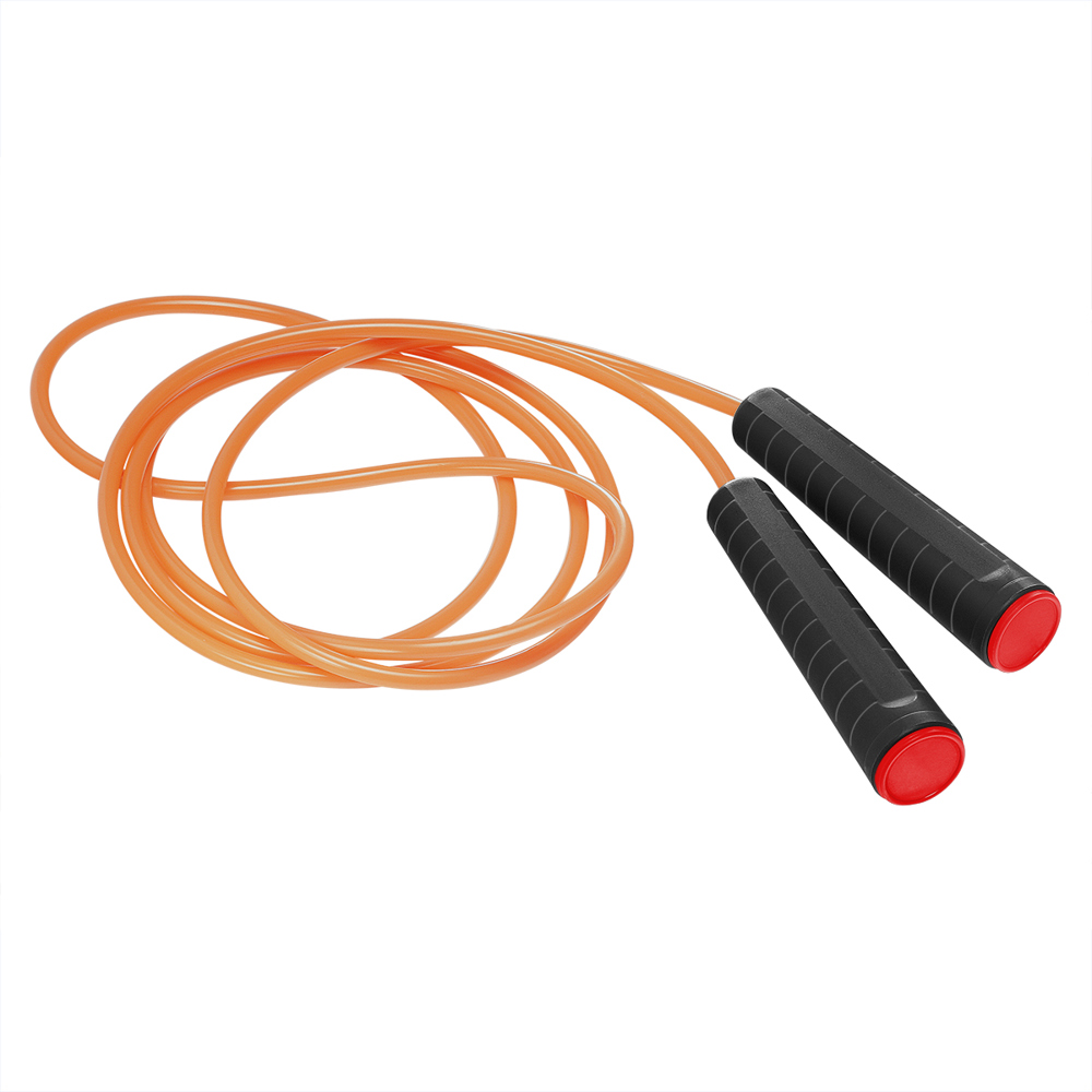 Springseil - schwarz/rot/neonorange