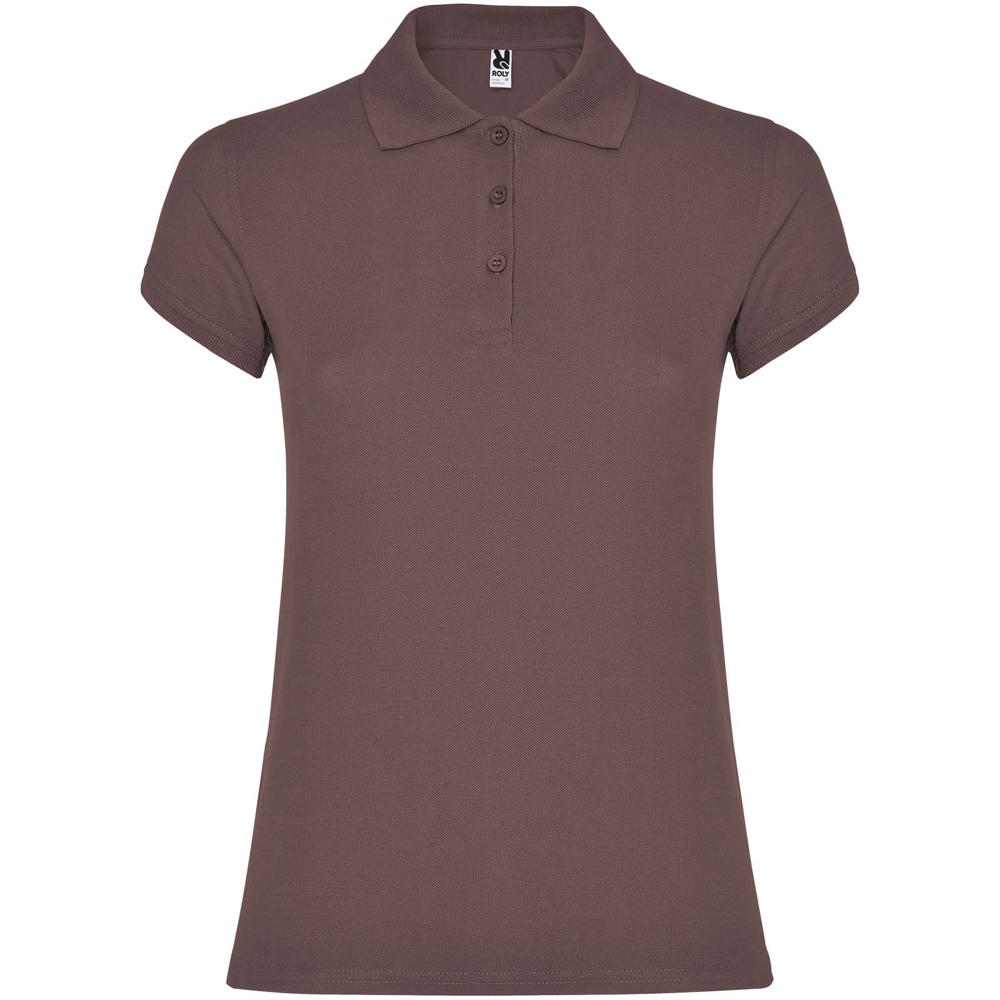 Star Poloshirt für Damen - blassrot