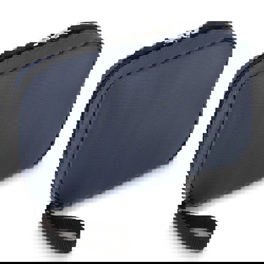 rPET PU-beschichtete 210D Napa-Organizer-Tasche 22 x 13 x 4 cm - Dunkelblau