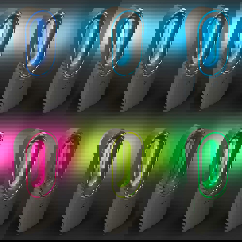 inSideOut Brislux – Rotorloser Softwind-Ventilator mit LED-Licht