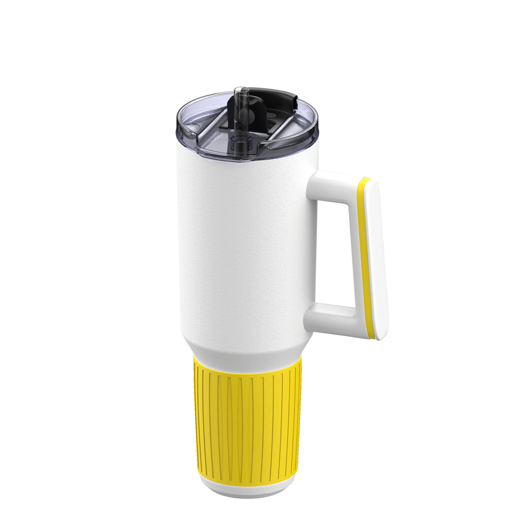 Thermobecher RETUMBLER-myKINGS CANYON 900 - gelb, weiß