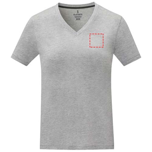 Somoto T-Shirt mit V-Ausschnitt für Damen