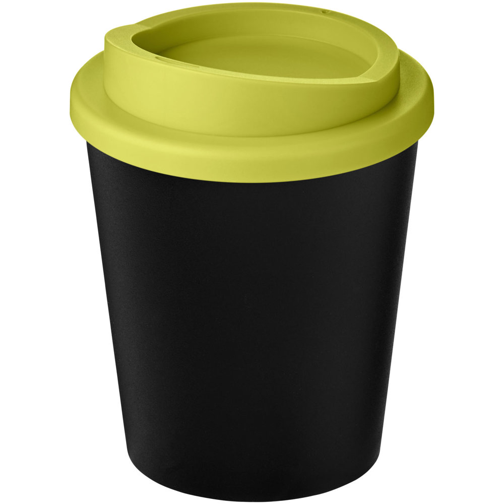 Americano® Espresso Eco 250 ml recycelter Isolierbecher - schwarz, limone