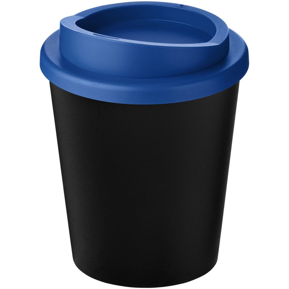 Americano® Espresso Eco 250 ml recycelter Isolierbecher - schwarz, mittelblau