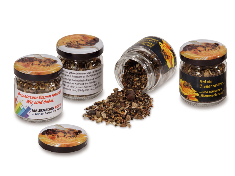 Bienenglück - Samenmischung im Glas