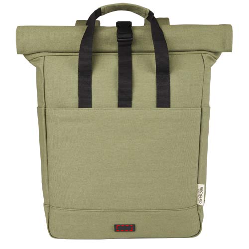 Joey 15" GRS Rolltop Laptoprucksack aus recyceltem Canvas 15 L