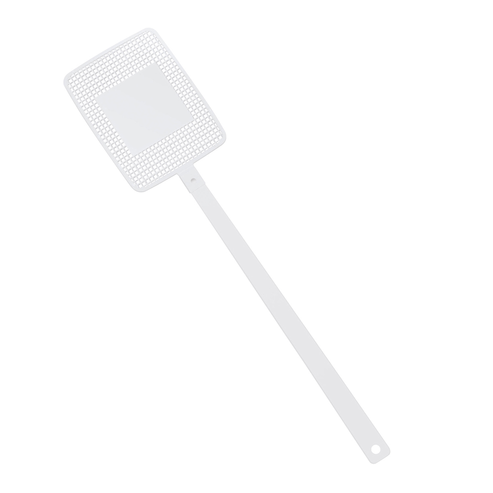 Fliegenklatsche "Rechteck" - weiß/weiß