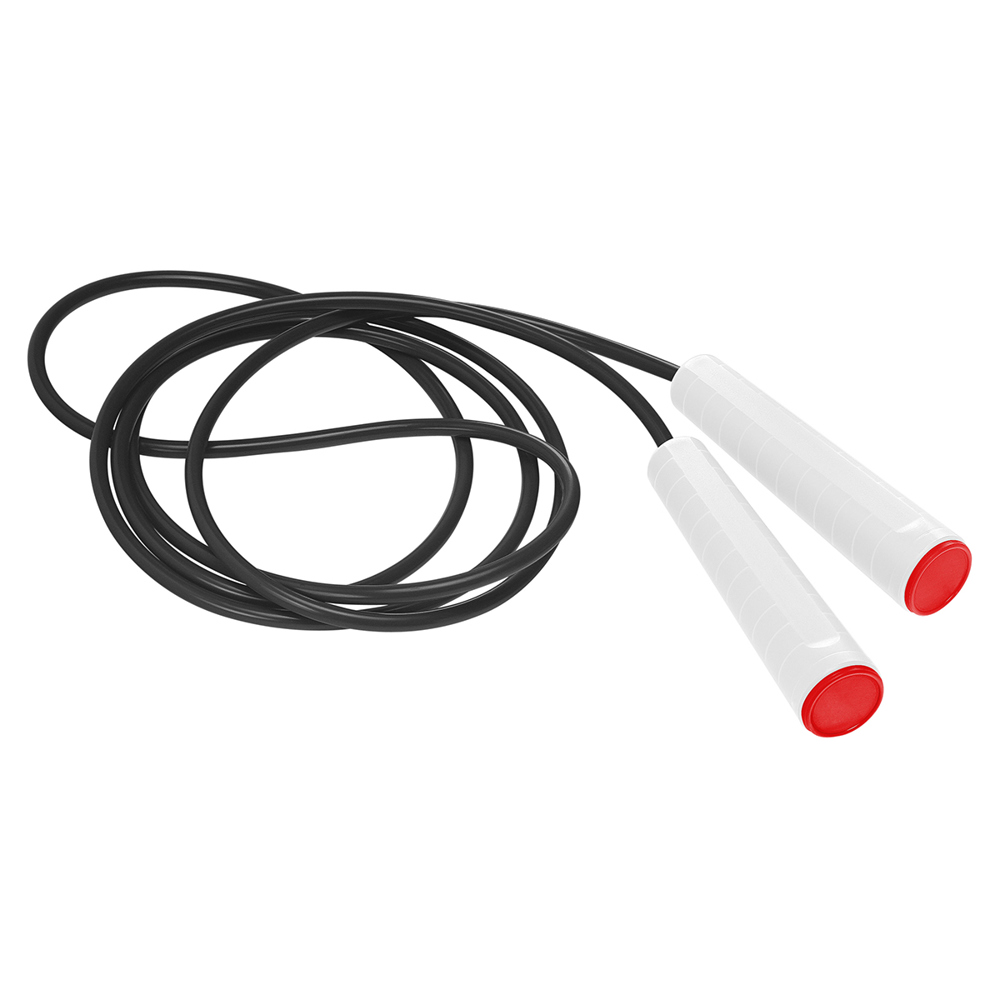 Springseil - weiß/rot/schwarz