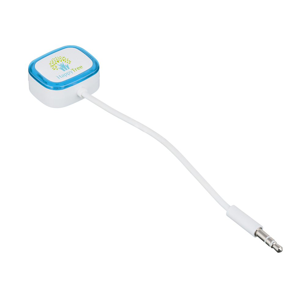 Audio-Splitter COLLECTION 500 - weiß, hellblau / hellblau