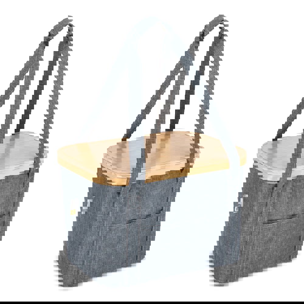 InSideOut faltbar (Kühlung) Korb Sogne 38 x 26 x 25cm rPET - dunkelgrau