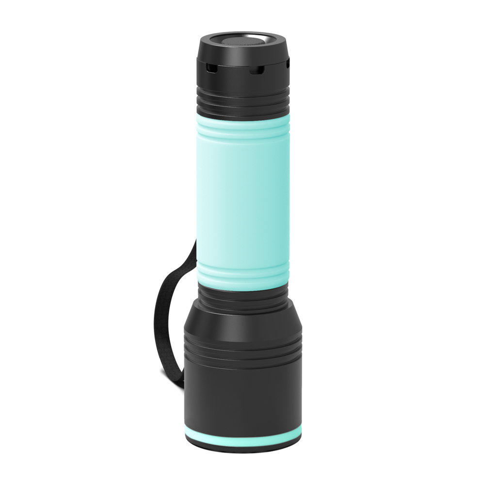 Taschenlampe REEVES-myFLASH 700 - schwarz, mint