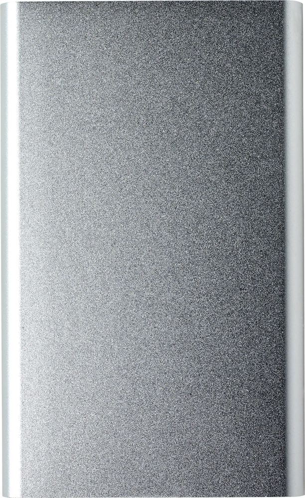 Powerbank aus Aluminium Ezra - silber