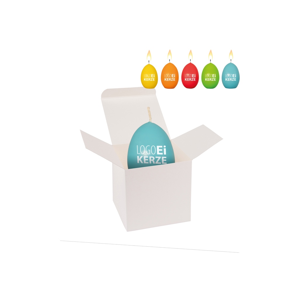 ColorBox LogoEi Kerze - Weiß