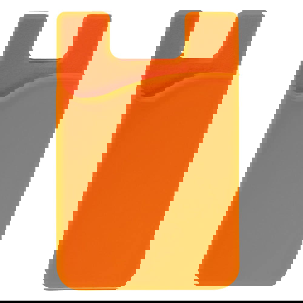 Telefon Silikon Kartenhalter - orange