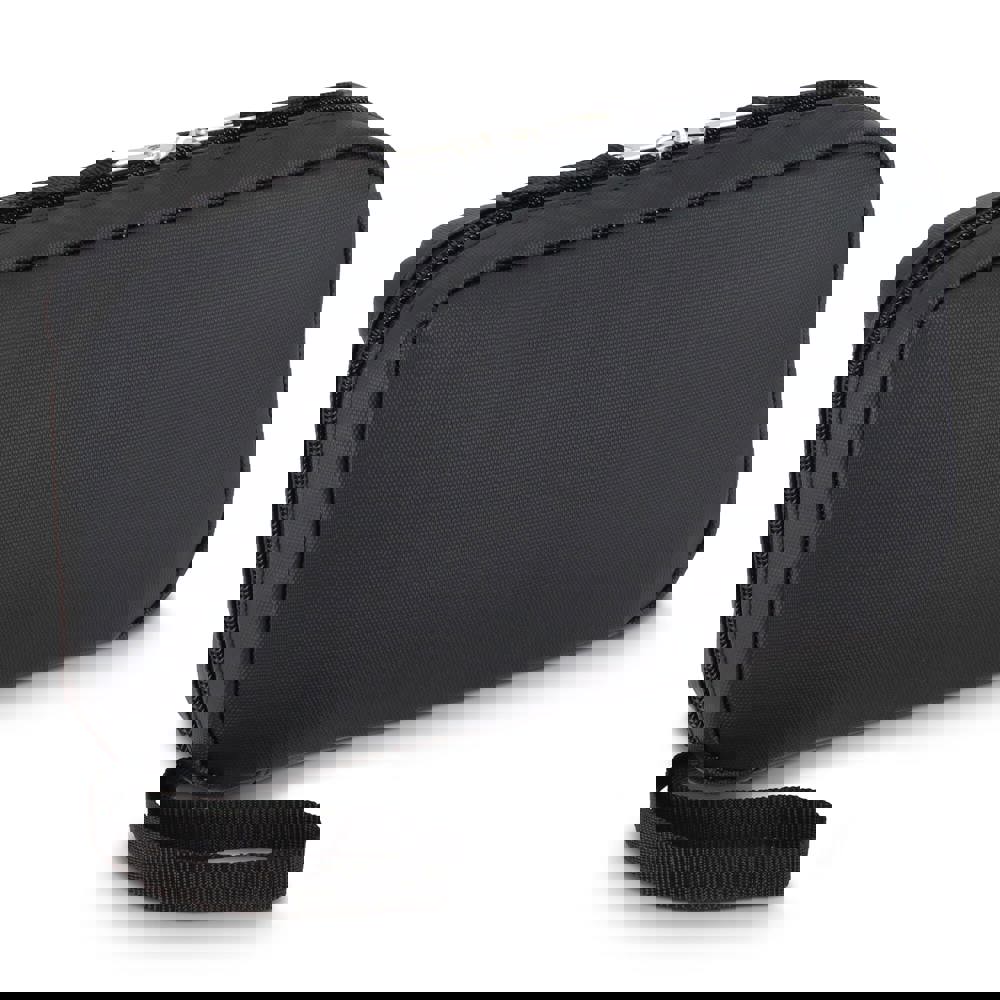 rPET PU-beschichtete 210D Napa-Organizer-Tasche 22 x 13 x 4 cm - schwarz