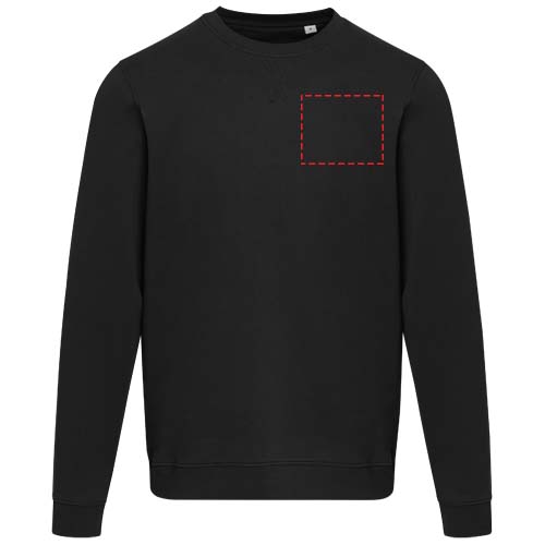 Jasper Pullover mit Rundhalsausschnitt aus recycelter 280 g/m² Bio Baumwolle (OCS), unisex