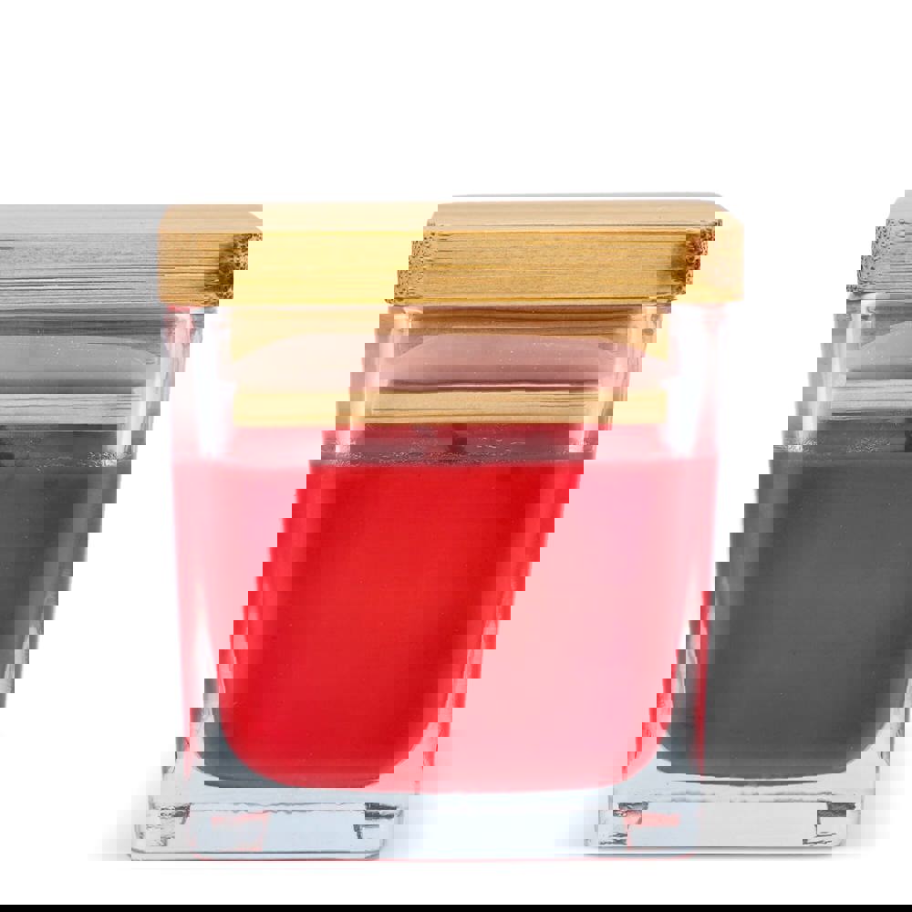 Chakra Kerze auf pflanzlicher Basis im Glasgefäß