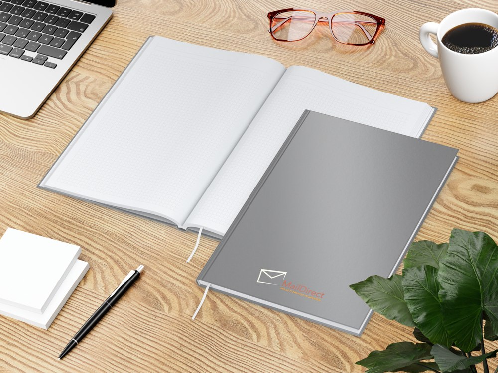 Notizbuch Note-Book EXPRESS, A4, silber