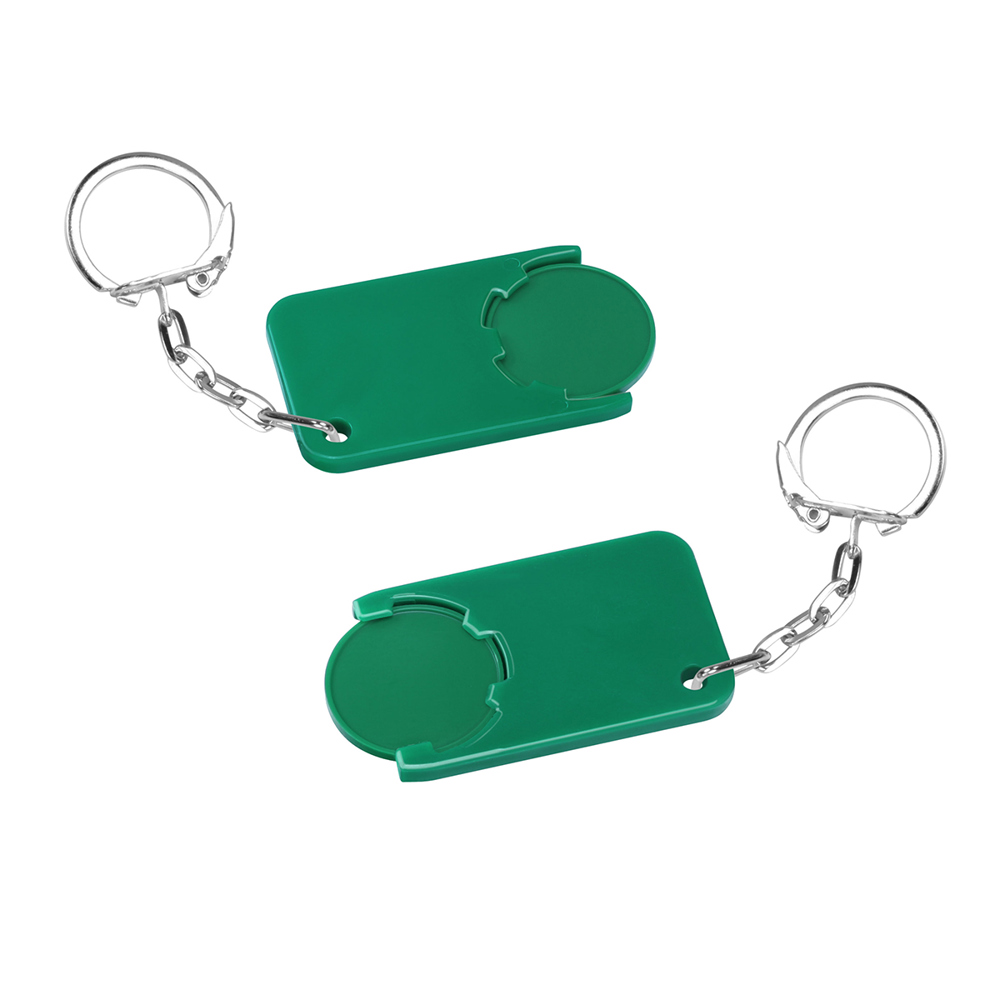 Chiphalter mit 1€-Chip "Beta" - grün/grün