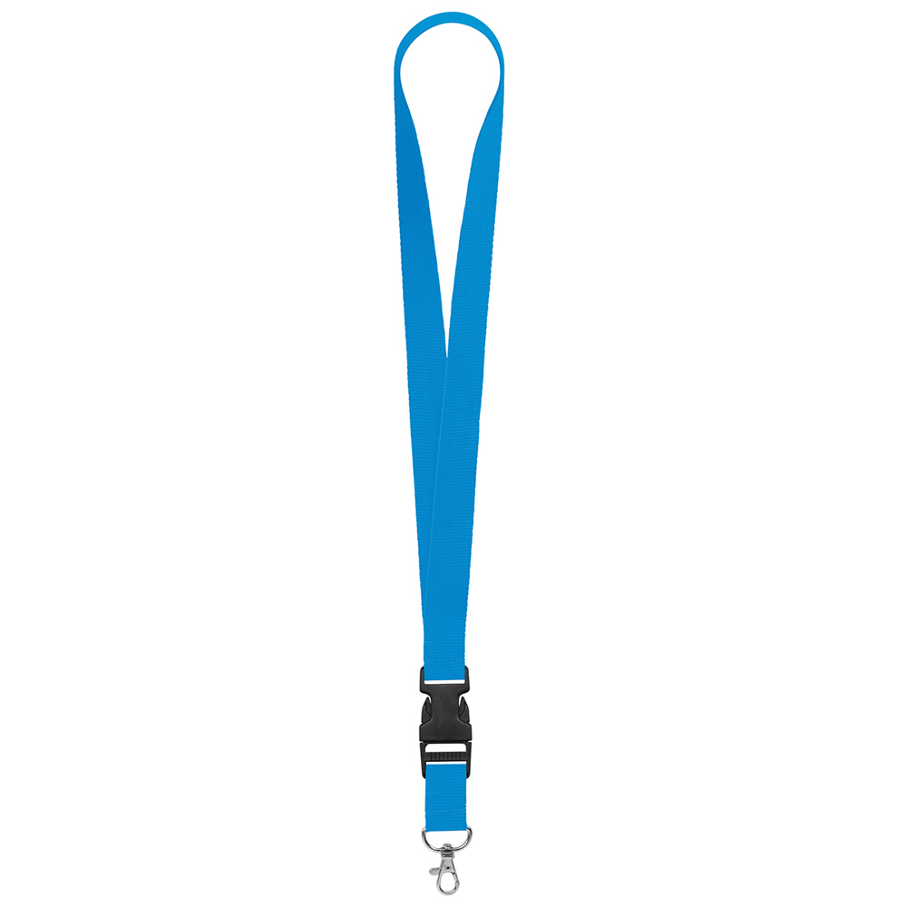 Schlüsselband/Lanyard "Standard" - Pastellblau (ca. Pantone PCC)