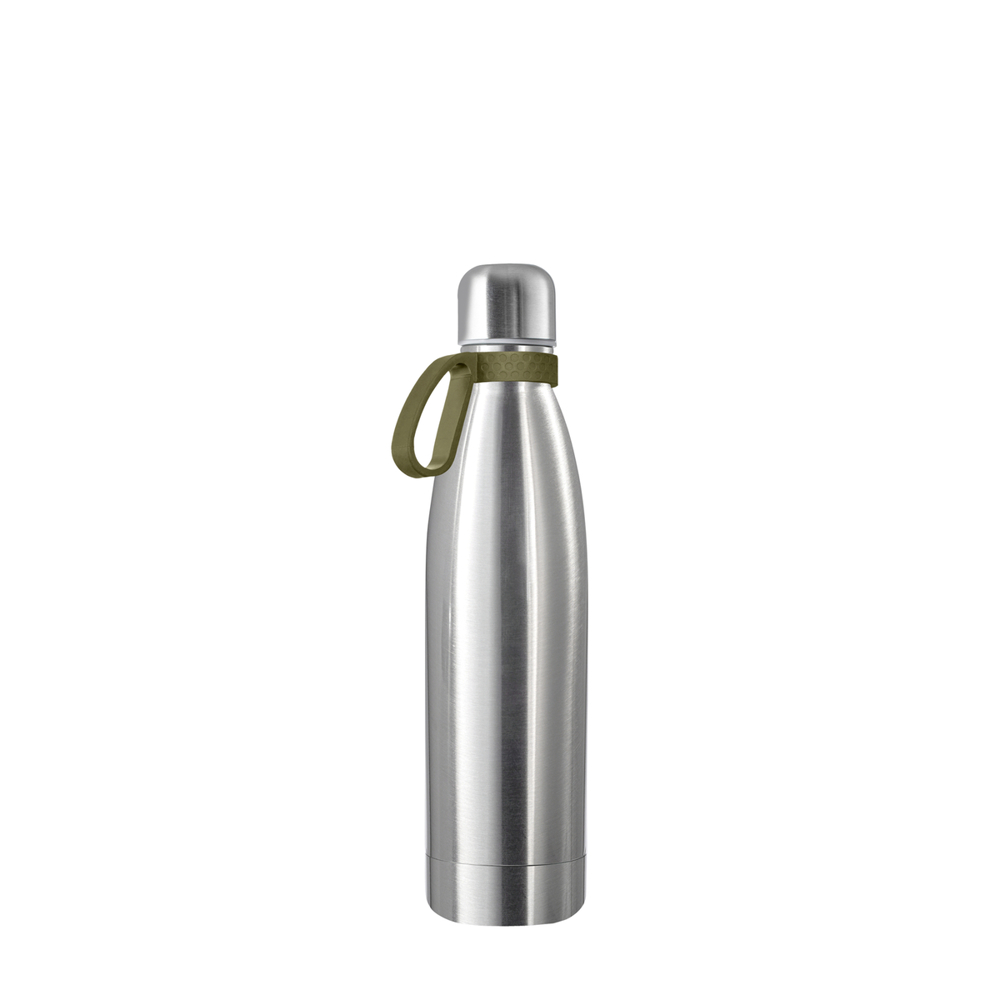 Thermotrinkflasche RETUMBLER-NIZZA - silber, olivgrün