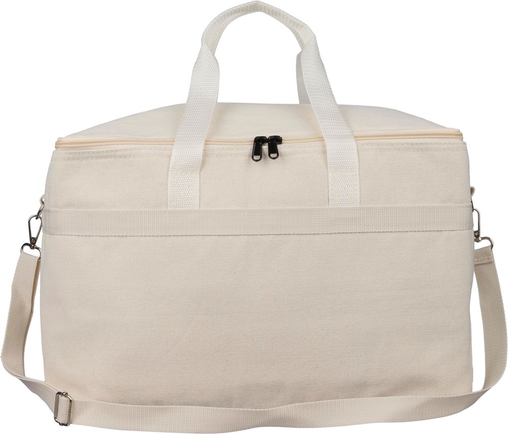Kühltasche aus recyceltem Polycotton (330 g/m2) Luz - beige